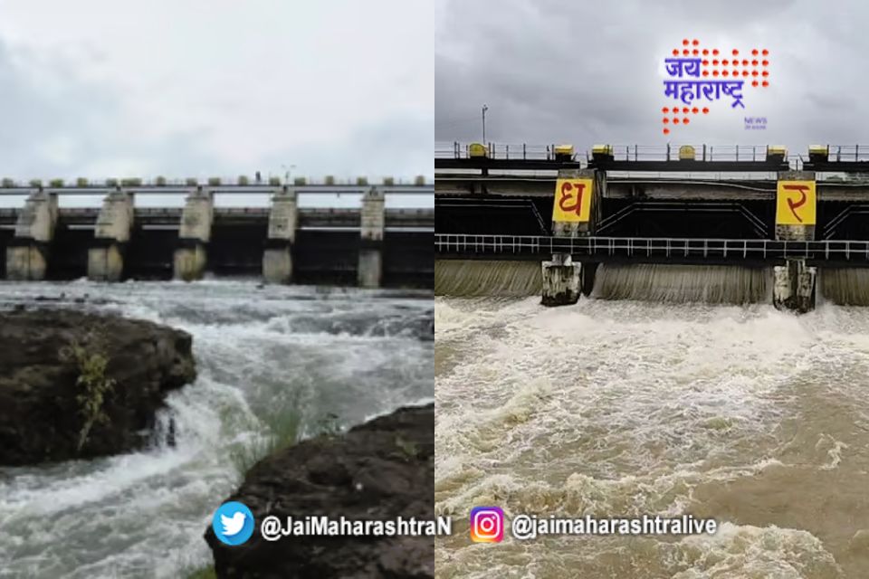 
नाशकात संतधारेमुळे धरणातील पाणीसाठ्यात वाढ 