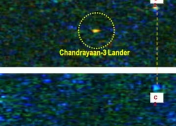 चांद्रयान-२ ऑर्बिटरने टिपले सुंदर दृश्य