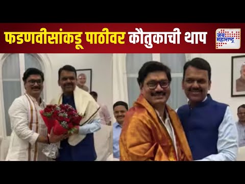 Dhananjay Munde Met Devendra Fadnavis | फडणवीसांकडू धनंजय मुंडेंच्या पाठीवर कौतुकाची थाप |