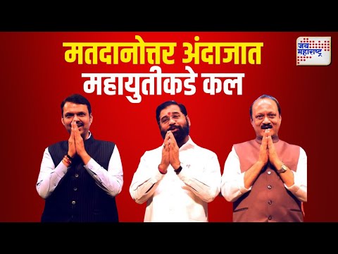 Maharashtra Election EXIT Poll | मतदानोत्तर अंदाजात महायुतीकडे कल | Marathi News