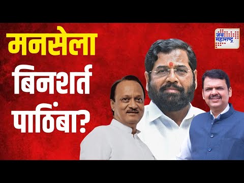 Mahayuti | MNS | महायुतीकडून मनसेला काही जागांसाठी बिनशर्त पाठिंबा? | Marathi News