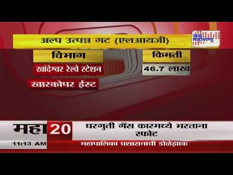 CIDCO Lottery | सिडकोच्या 26 हजार घरांची किंमती जाहीर | Marathi News