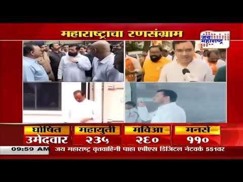 Eknath Shinde & Ajit Pawar | लक्षवेधी लढतीतले उमेदवार आज भरणार अर्ज | Marathi News