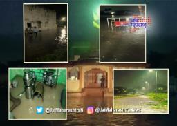 अकोल्यात मुसळधार पावसामुळे नागरिकांच्या घरात पाणी