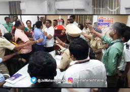 उद्धव गटाच्या शिष्टमंडळाकडून पालिका अधिकाऱ्याला मारहाण