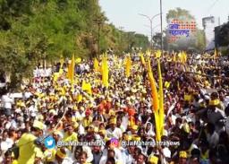 ओबीसी आरक्षणासाठी मंत्रायलासमोर भाजपाचा मोर्चा