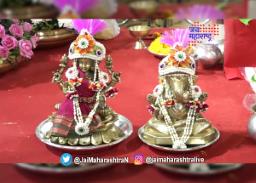 ‘दगडूशेठ’ मंदिरात निनादले मंगलाष्टकांचे सूर