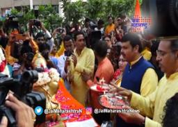 राजकीय नेत्यांनी साजरा केला ‘गुढीपाडवा’