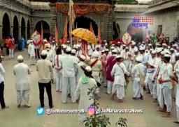 देहूच्या मुख्य मंदिरात संत तुकाराम महाराजांचे शेवटचे उभे रिंगण संपन्न