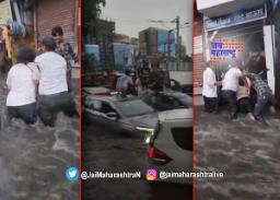 पहिल्याच पावसामुळे मुंबईकरांची तारांबळ