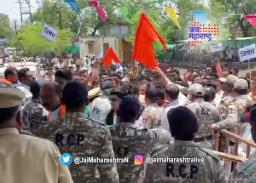 बार्शीटाकळीत शिवरायांच्या पुतळ्याला विरोध