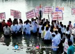 भामा-आसखेड पुनर्वसनबाधित शेतकरी आक्रमक