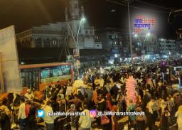 मुंब्र्यात ईदनिमित्त प्रचंड गर्दी