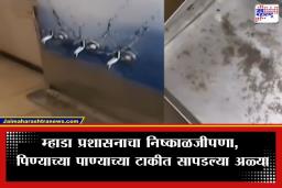 MHADA Water Tank: वांद्रे येथील म्हाडा कार्यालयात कर्मचाऱ्यांच्या आरोग्याशी खेळ; पिण्याच्या पाण्याच्या टाकीत सापडल्या अळ्या