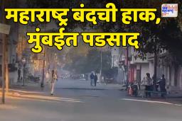 महाराष्ट्र बंदची हाक, मुंबईत पडसाद