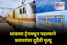 दिवा ते मुंब्रा स्थानकादरम्यान पुष्पक एक्सप्रेसमधून प्रवासी पडले खाली