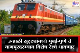 Summer Special Trains : रेल्वे प्रवाशांसाठी गुड न्यूज! मुंबई-पुणे ते नागपूरदरम्यान 6 विशेष गाड्या; जळगाव, भुसावळसह या स्थानकांवर थांबा