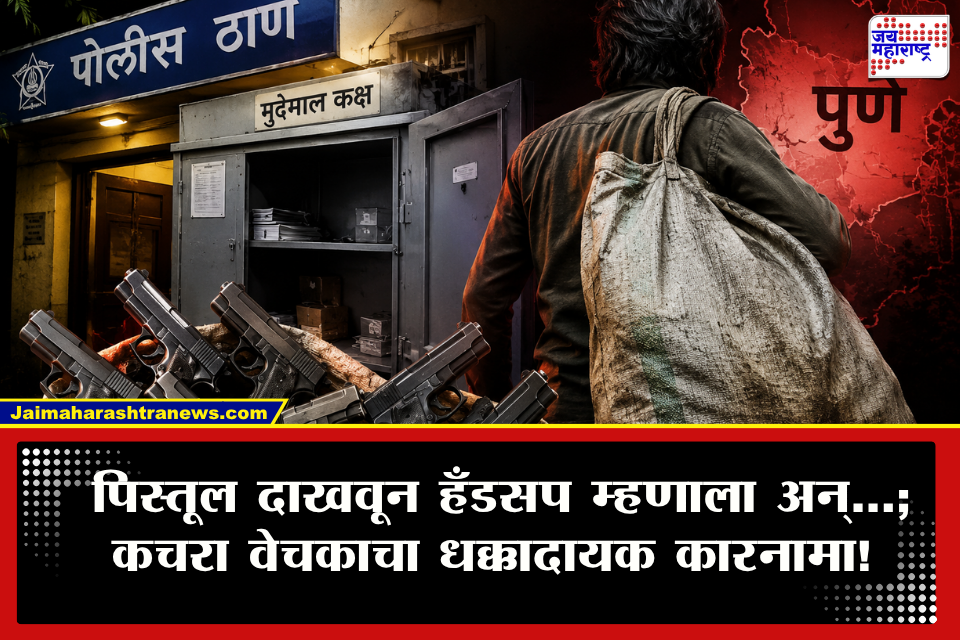 Pune Crime : बिअर पिऊन कचरा वेचकाने चक्क पिस्तुले चोरली! दिवसभर पोलिसांना भनकही नाही, अन् रात्री ‘त्या’ धमकीने उघड झाला कारनामा