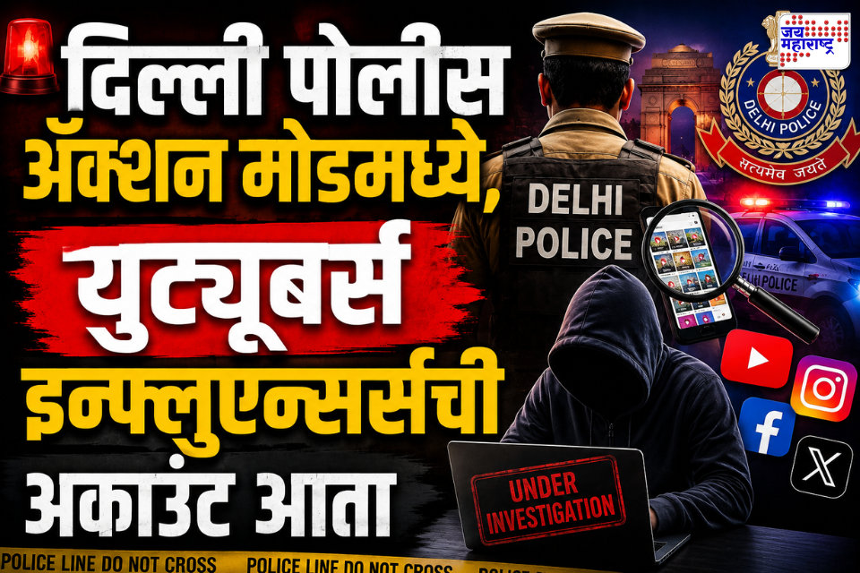CJP आंदोलनानंतर दिल्ली पोलिसांचा डिजिटल तपास  सुरू; अनेक युट्यूबर्स, इन्फ्लुएन्सर्स रडारवर