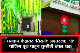 Green Theme Polling Booth : नुसतं मतदान नाही, तर सामाजिक संदेशही; राज्यातील या ‘ग्रीन थीम’ मतदान केंद्राची राज्यभर चर्चा, नेमका काय आहे विषय?