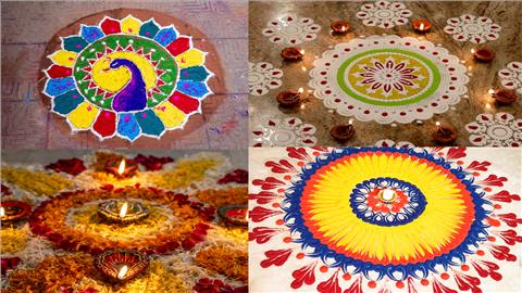 Navratri Special Rangoli Designs : देवीच्या स्वागतासाठी ‘या’ नवरात्री डिझाईन्स ठरतील आकर्षणाचा केंद्रबिंदू