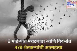 धक्कादायक! 2 महिन्यांत मराठवाडा आणि विदर्भात 479 शेतकऱ्यांची आत्महत्या