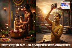 Narak Chaturdashi 2025 : छोट्या दिवाळीला ‘अभ्यंग स्नाना’चे विशेष महत्त्व; जाणून घ्या त्याची अचूक पद्धत आणि शुभ मुहूर्त