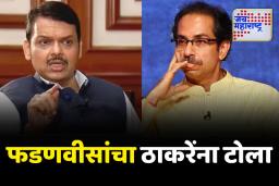 ‘हिंदीला विरोध करुन इंग्रजीसाठी पायघड्या’; फडणवीसांनी लगावला ठाकरेंना टोला