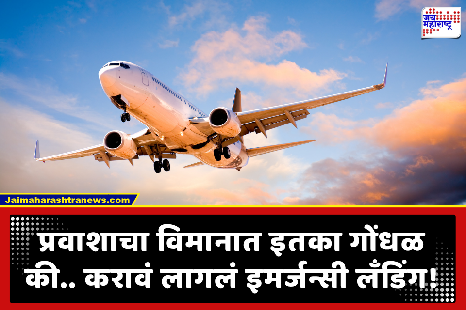 Passenger Disturbance in Flight: हजारो फूट उंचावर विमानात प्रवाशाचा हैदोस; मग काय… एअर होस्टेसने चिकटवून ठेवलं खुर्चीला!