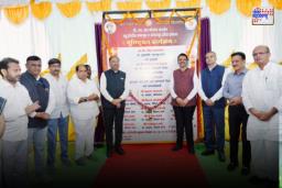 मुख्यमंत्र्यांच्या हस्ते संत गाडगेबाबा अमरावती विद्यापीठाच्या बहुउद्देशीय सभागृह, आंतरगृह क्रीडा इमारतीचे भूमिपूजन