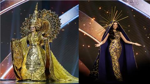 Miss Universe 2025 Contestants Outfit : सोनेरी झळाळी असलेला गाऊन अन्  तेजाळ बॉडीकॉर्न… स्पर्धेत ‘या’ सौंदर्यवतींनी वेधले सर्वांचे लक्ष