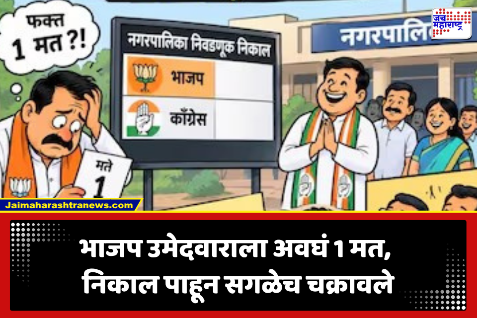 Election News: स्वतःच्या कुटुंबानेही नाकारलं? भाजप उमेदवाराच्या खात्यात फक्त 1 मत, निकालाने सगळेच चक्रावले