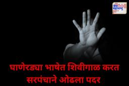 सरपंचाने केला महिला सदस्याचा विनयभंग; घाणेरड्या भाषेत शिवीगाळ करत ओढला पदर