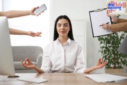Office Stress : कामामुळे ताण वाढतोय? फक्त 10 मिनिटे करा ही 3 योगासने; लगेच मिळेल आराम