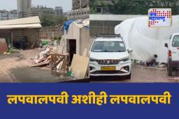 रोहिणी खडसेंच्या ‘एक्स पोस्ट’नंतर शिंदेंच्या कार्यालयाबाहेरील कचरा पांढऱ्या कपड्याने झाकला