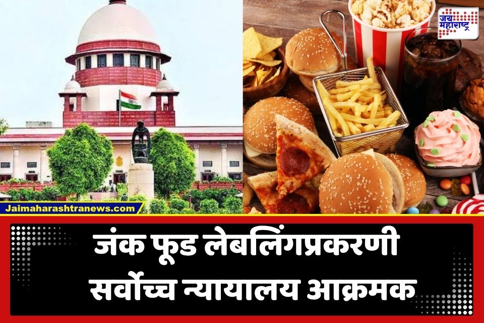 SC On Junk Food Labelling: ‘पॅकेज्ड फूडवर रेड फ्लॅग ताकीद लावाच…’; कॉर्पोरेट दबावावरून SC कडून केंद्र सरकारची खरडपट्टी