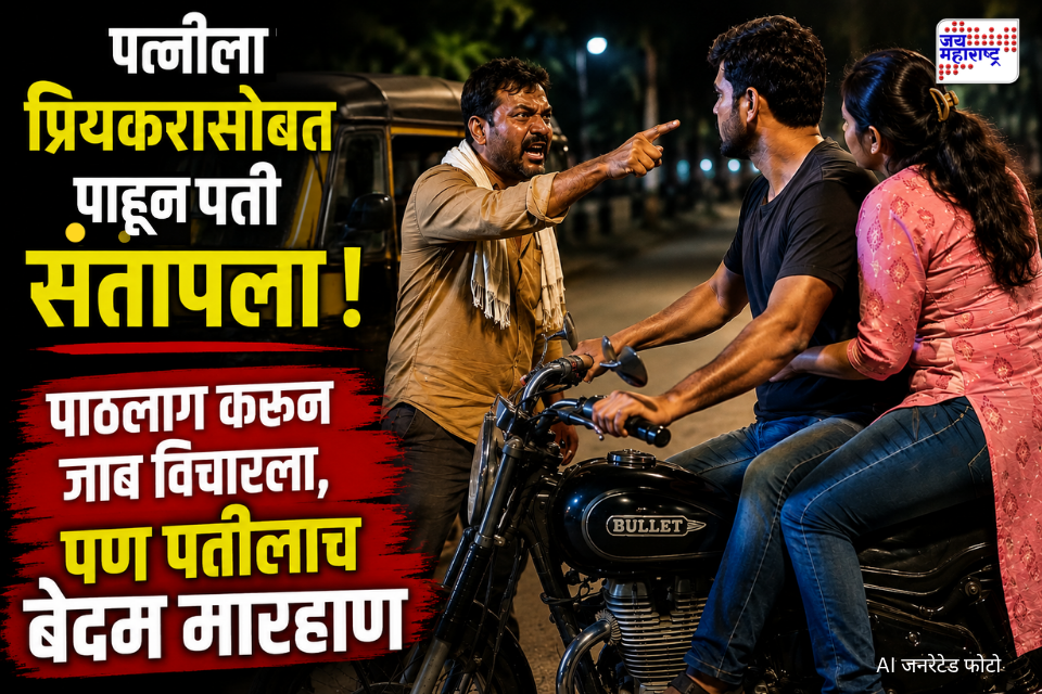 Pune Crime : प्रियकरासोबत मौजमजा! नवऱ्याने बायकोला रंगेहाथ पकडलं, पण पतीलाच बेदम मारहाण, 18 हजारही लांबवले