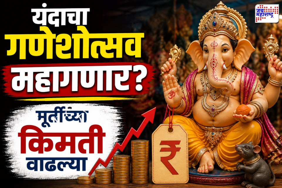 Ganesh Murti Price: गणेशभक्तांनो, यंदा बजेट वाढवा! कच्चा माल आणि मजुरी महागल्याने मूर्तींच्या किमती वाढल्या, आता घरगुती मुर्तीसाठी मोजावे लागणार…