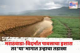 Weather Update :  मराठवाडा-विदर्भात पावसाचा इशारा तर ‘या’ भागात उन्हाचा तडाखा, हवामान विभागाचा अंदाज