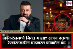 Sanjay Dutt Restaurant Controversy: जिवंत माशाच्या कॉकटेलनं पेटला वाद! संजय दत्तच्या रेस्टॉरंटला अखेर मेन्यूमधून काढावं लागलं पदार्थाचं नाव; नेमकं काय घडलं?