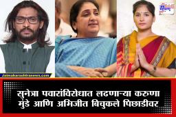 Baramati Byelection Result 2026 : सुनेत्रा पवारांविरोधात लढणाऱ्या करुणा मुंडे आणि अभिजीत बिचुकले पिछाडीवर