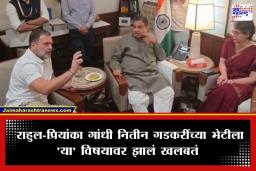 Rahul-Priyanka Gandhi Meet Nitin Gadkari: राहुल आणि प्रियांका गांधींनी घेतली नितीन गडकरींची भेट; ‘या’ विषयावर झाली चर्चा
