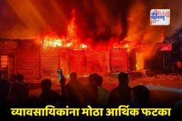 Nevasa Fire Incident: नेवासामध्ये अग्नितांडव!; मुख्य मार्गा वरील आठ दुकानांची क्षणात राख, व्यापारांचे लाखोंचे नुकसान