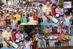 गरजू विद्यार्थ्यांना शालेय साहित्याचे मोफत वाटप; आर के फाउंडेशन ट्रस्ट व रूपेन टण्णा ट्रस्ट यांचा उपक्रम