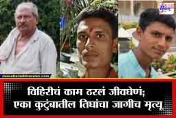 Chhatrapati Sambhajinagar: सिल्लोड हादरलं! विहिरीत मातीचा ढिगारा कोसळला, वडिलांसह दोन तरुण मुलांचा दुर्दैवी अंत