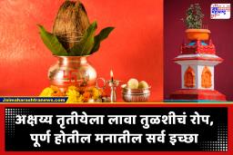 Akshaya Tritiya 2026 : अक्षय्य तृतीयेला घरात लावा तुळशीचे नवे रोप; सुखाची होईल भरभराट