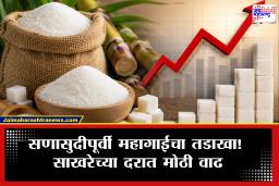 Sugar Rate Hike : सणासुदीपूर्वी साखर महागली! एक किलो साखरेसाठी मोजावे लागणार इतके रुपये;  ग्राहकांची चिंता वाढली