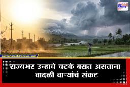 Weather Update : महाराष्ट्र ‘हिट वेव्ह’नं हैराण, तरीही काही जिल्ह्यांवर वादळी वाऱ्याचं संकट