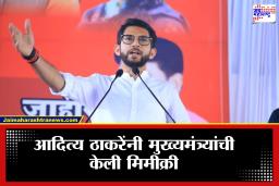 Aditya Thackeray: आदित्य ठाकरेंनी केली फडणवीसांची नक्कल, पाहा VIDEO