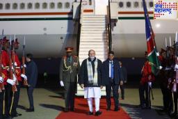 ब्राझीलनंतर पंतप्रधान मोदी नामिबियाला पोहोचले, पहा खास फोटोज
